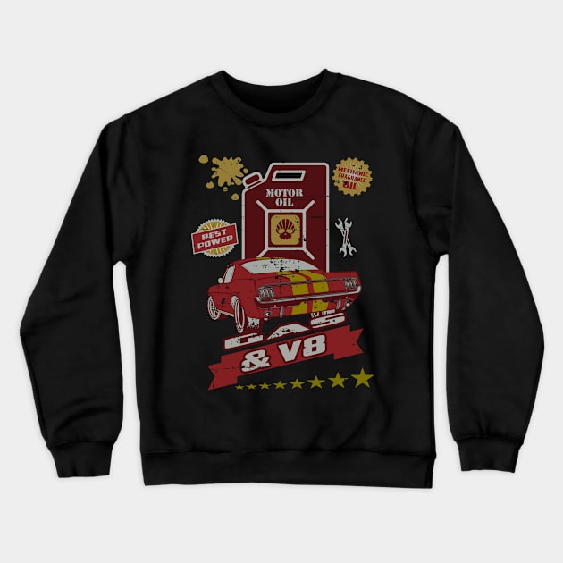 Auto Mechanic Crewneck Sweatshirt by BC- One- Shop